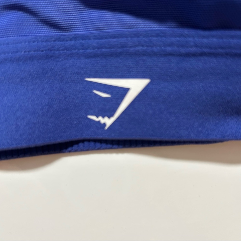 Gymshark Racerback Style Blue Sports Bra Size XL - Picture 4 of 4